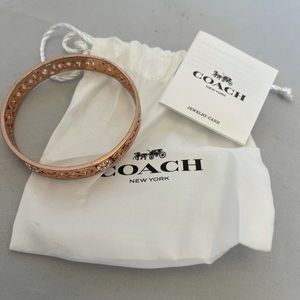 Coach logo bangle